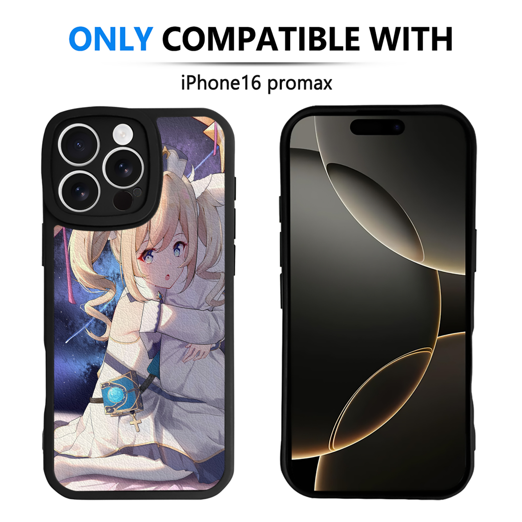 げんし神 genshin 【iPhone 16シリーズ対応】シリコンスマホケース（レザー調） 材質：シリコン
